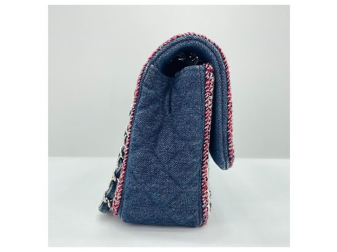 Borsa a tracolla Chanel Matelassé Navy Blu navy - vista 6