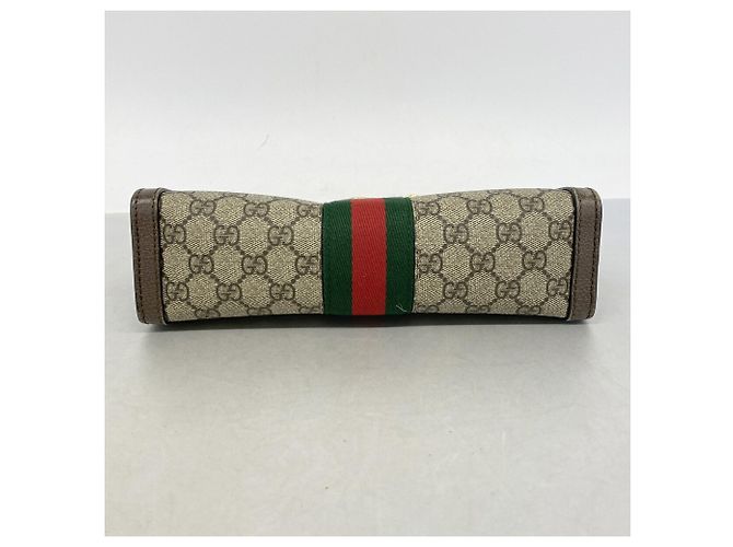 Borsa a tracolla Gucci Ophidia Marrone Beige - vista 3