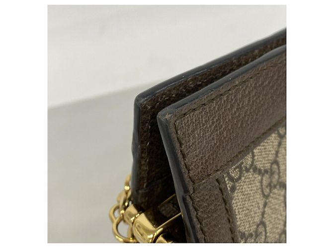 Borsa a tracolla Gucci Ophidia Marrone Beige - vista 7