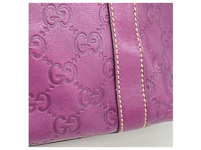 Borsa Tote Gucci in pelle viola Porpora - vista 11