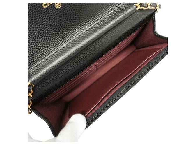 Portafoglio a spalla con catena Chanel Matelassé Nero - vista 4
