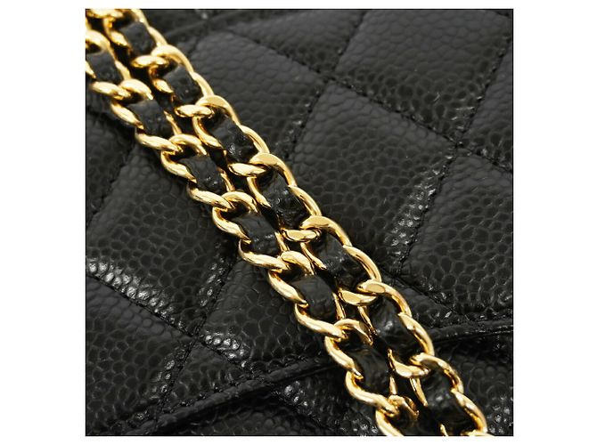 Portafoglio a spalla con catena Chanel Matelassé Nero - vista 7