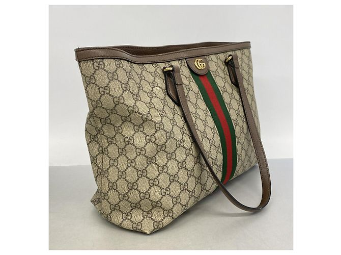 Borsa Tote Gucci Ophidia Marrone Beige - vista 2