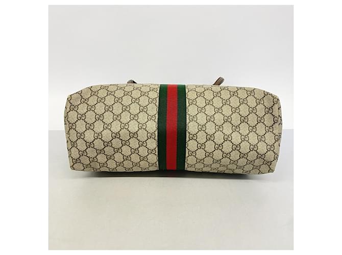Borsa Tote Gucci Ophidia Marrone Beige - vista 3