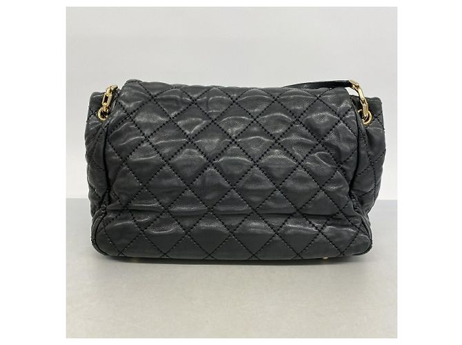 Borsa a tracolla Chanel in pelle nera Nero - vista 12