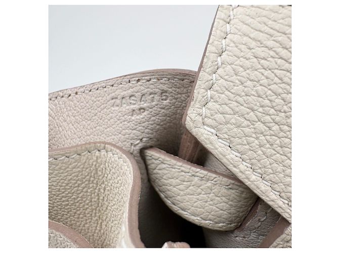 Hermès Borsa Hermes Birkin 35 in Beige - vista 12