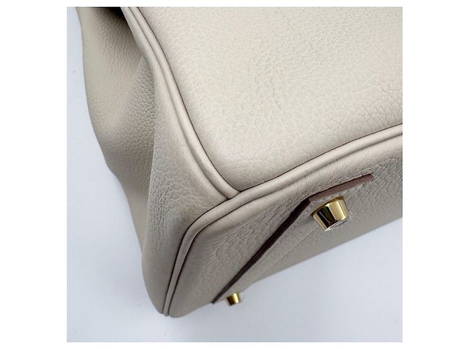 Hermès Borsa Hermes Birkin 35 in Beige - vista 8