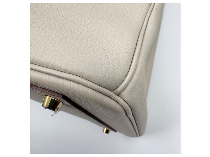 Hermès Borsa Hermes Birkin 35 in Beige - vista 9