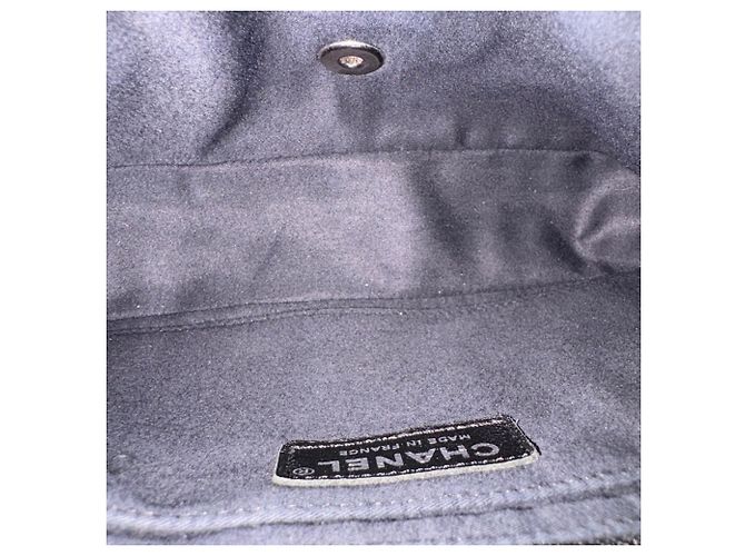 Borsa a tracolla CHANEL Matelassé Blu - vista 11