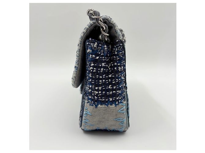 Borsa a tracolla CHANEL Matelassé Blu - vista 5