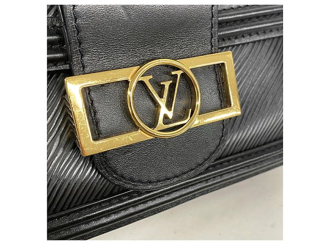 Borsa a tracolla Louis Vuitton Epi Dauphine NV Mini Nero - vista 10