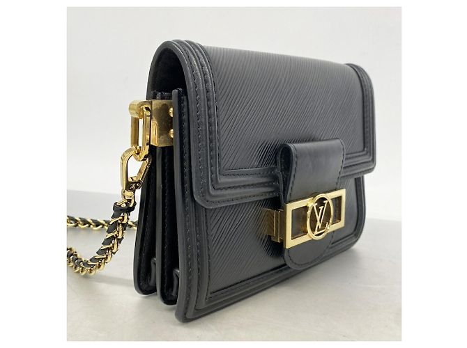 Borsa a tracolla Louis Vuitton Epi Dauphine NV Mini Nero - vista 2