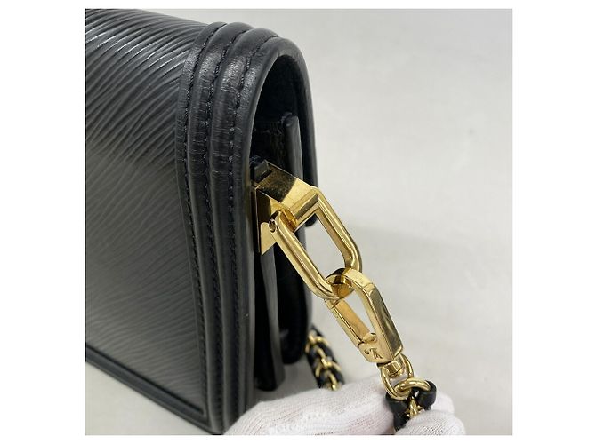 Borsa a tracolla Louis Vuitton Epi Dauphine NV Mini Nero - vista 7