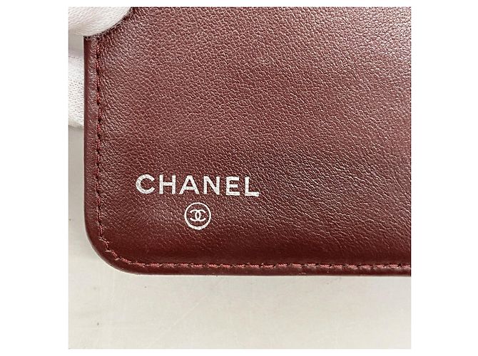Chanel Matelassé Long Wallet aus Lammleder Schwarz - Ansicht 4