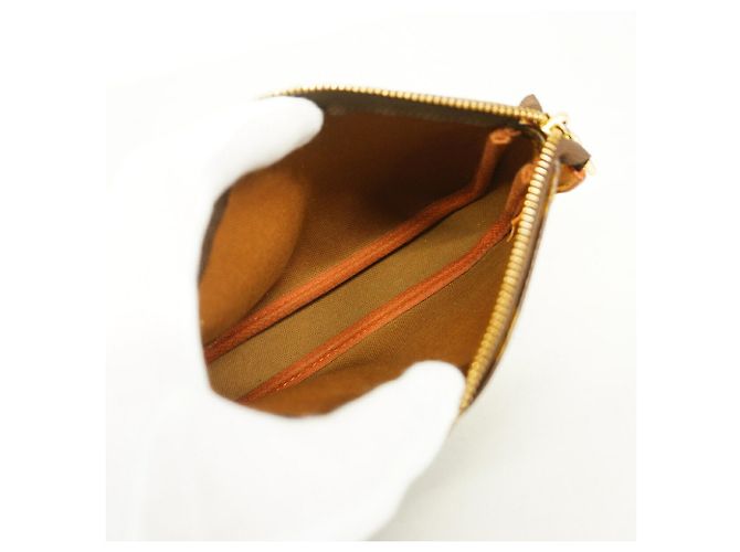 Louis Vuitton Monogram Mini Pochette Accessoires Marrone - vista 4