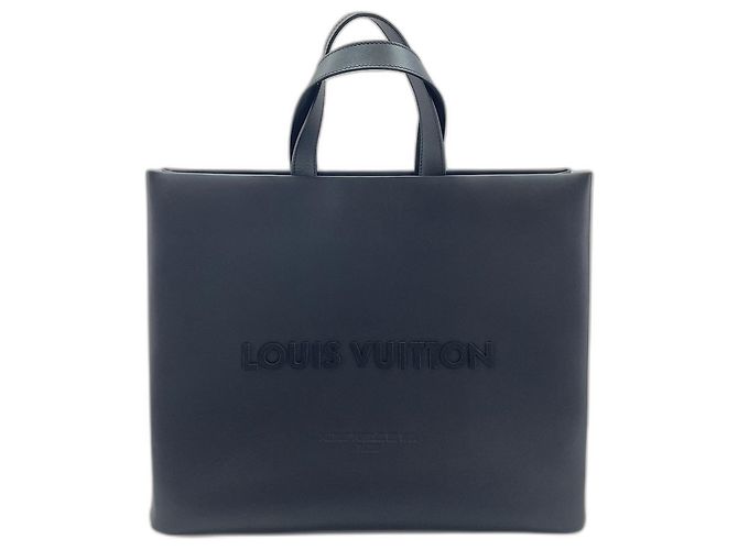 Borsa Louis Vuitton Shopper Tote MM Nero - vista 2