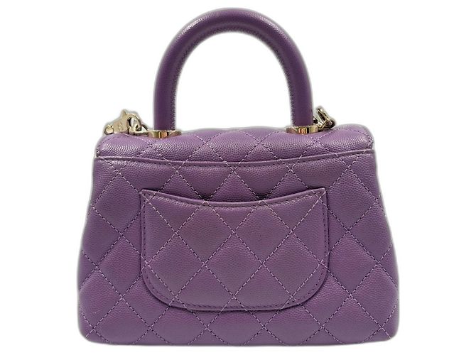 Borsa Chanel Matelassé Purple Porpora - vista 3