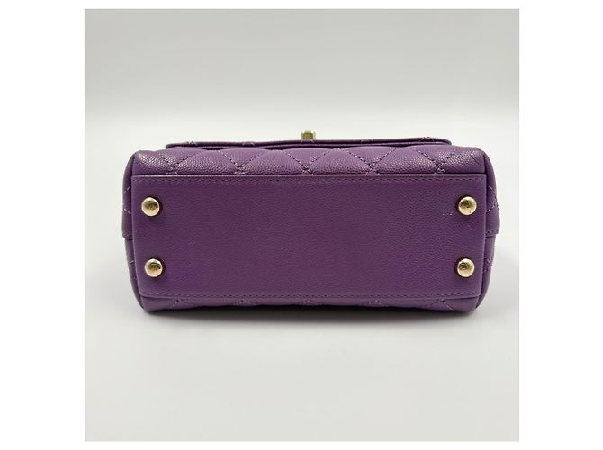 Borsa Chanel Matelassé Purple Porpora - vista 7