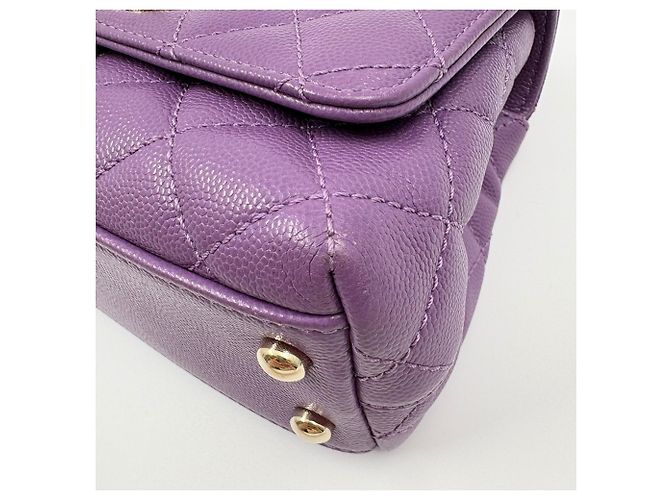 Borsa Chanel Matelassé Purple Porpora - vista 9