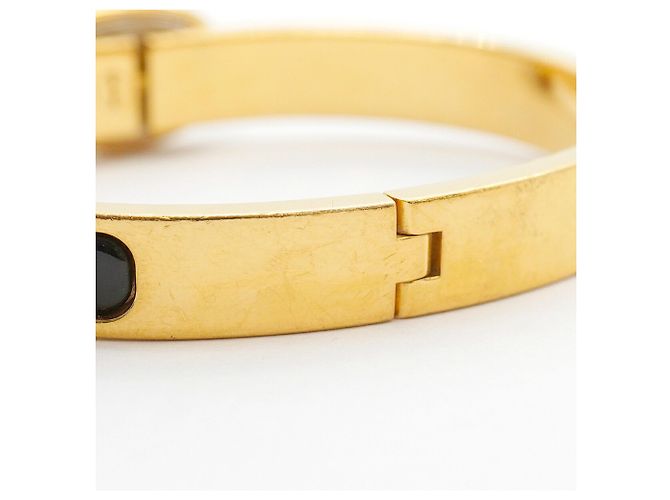 Hermès Hermes Chaine d'Ancre Mini Click Bangle Nero D'oro - vista 11