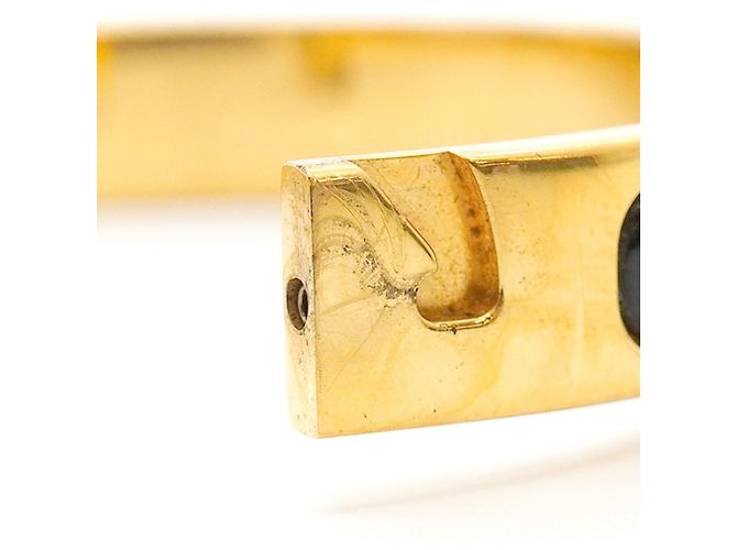Hermès Hermes Chaine d'Ancre Mini Click Bangle Nero D'oro - vista 9