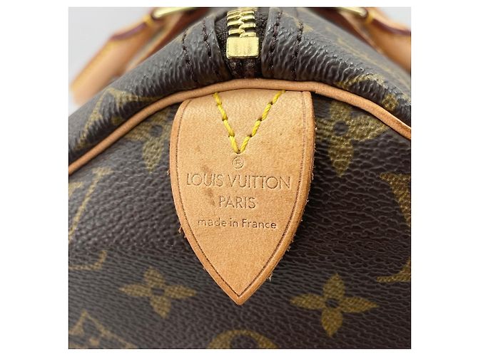 Borsa Boston Louis Vuitton Monogram Speedy 40 Marrone - vista 13