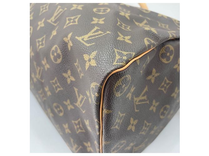Borsa Boston Louis Vuitton Monogram Speedy 40 Marrone - vista 8