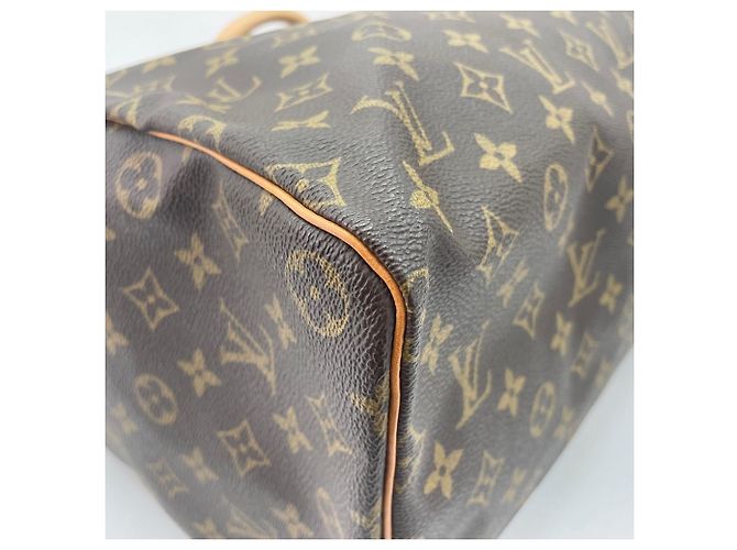 Borsa Boston Louis Vuitton Monogram Speedy 40 Marrone - vista 9