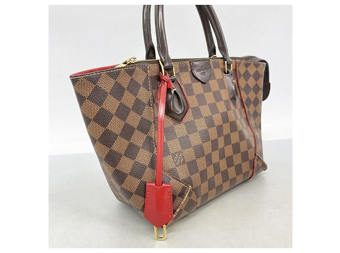 Borsa Louis Vuitton Damier Caissa Tote PM Fuschia Damier ebene - vista 2