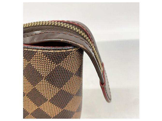 Borsa Louis Vuitton Damier Caissa Tote PM Fuschia Damier ebene - vista 7