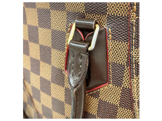 Borsa Louis Vuitton Damier Caissa Tote PM Fuschia Damier ebene - vista 8