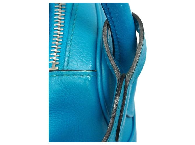 Hermès Borsa Hermes Lindy 30 Evercolor Blue Zanzibar - vista 8