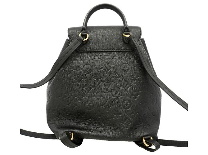 Zaino Louis Vuitton Monogram Empreinte Montsouris PM Nero - vista 9