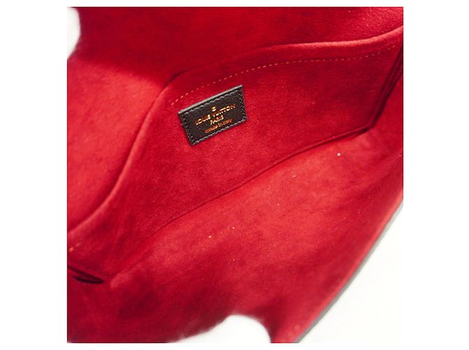 Louis Vuitton Monogram Empreinte Bicolor Pochette Felicie Nero Beige - vista 4