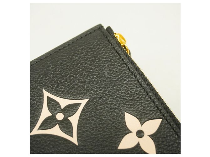 Louis Vuitton Monogram Empreinte Bicolor Pochette Felicie Nero Beige - vista 7