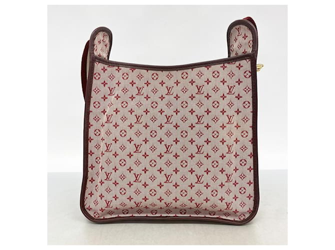 Borsa a tracolla Mini Monogram Louis Vuitton Fuschia - vista 12