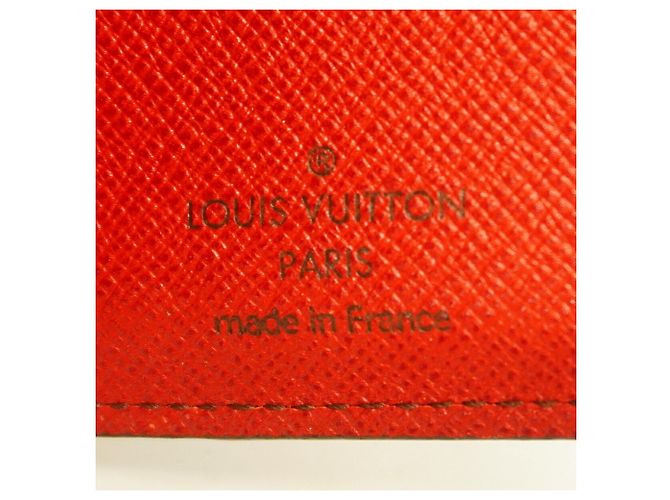 Louis Vuitton Monogram Portefeuille Marie Wallet Marrone Rosso - vista 4