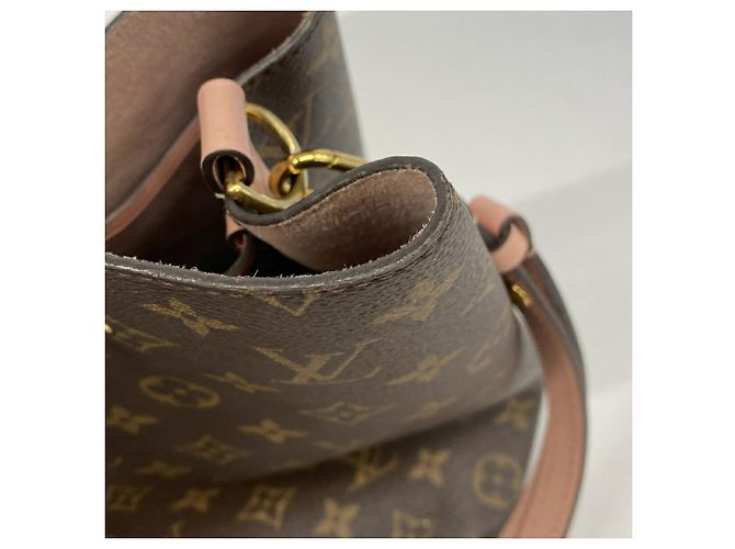 Néonoé Borsa a tracolla Louis Vuitton Monogram NeoNoe Marrone Rosa - vista 7