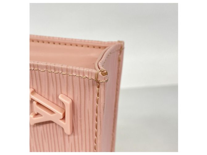 Borsa Louis Vuitton Epi Petite Sac Plat Rosa - vista 6