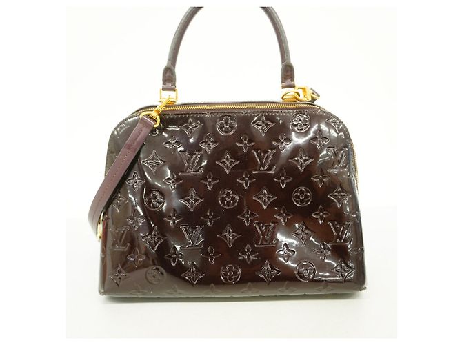 Borsa Louis Vuitton Vernis Melrose Bordò - vista 12