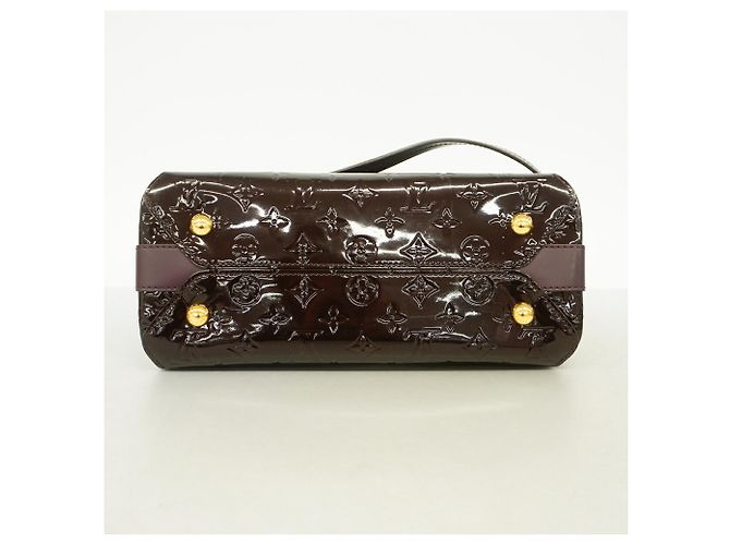 Borsa Louis Vuitton Vernis Melrose Bordò - vista 3