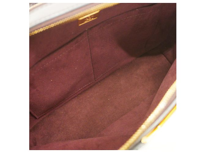 Borsa Louis Vuitton Vernis Melrose Bordò - vista 4