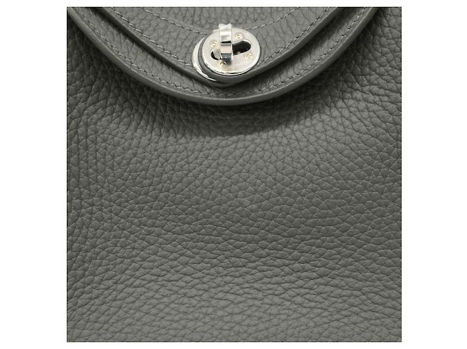 Hermès Borsa a mano Hermes Lindy Mini Grigio - vista 6