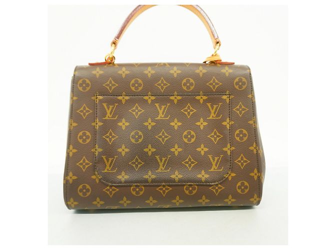 Borsa Louis Vuitton Monogram Cluny MM Marrone - vista 10