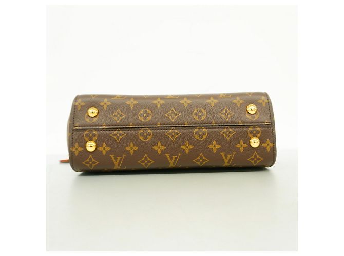 Borsa Louis Vuitton Monogram Cluny MM Marrone - vista 3