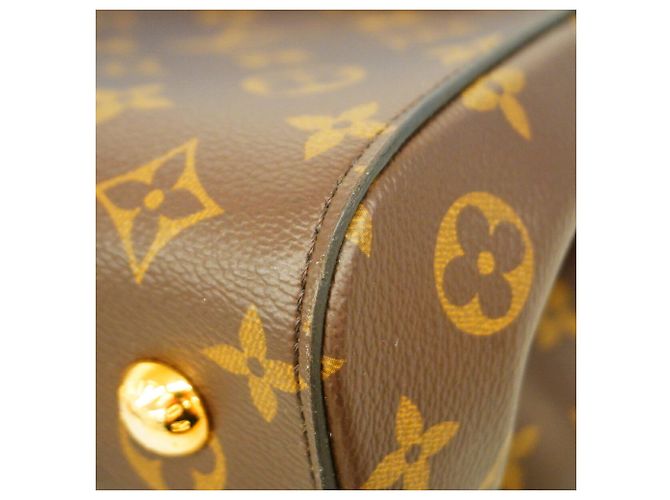 Borsa Louis Vuitton Monogram Cluny MM Marrone - vista 6