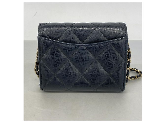 Timeless Chanel Matelassé Schultertasche mit Kette Schwarz - Ansicht 10