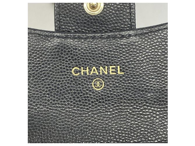 Timeless Chanel Matelassé Schultertasche mit Kette Schwarz - Ansicht 5