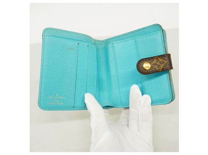 Louis Vuitton Monogram Groom Compact Zip Bellboy Geldbörse Braun - Ansicht 3