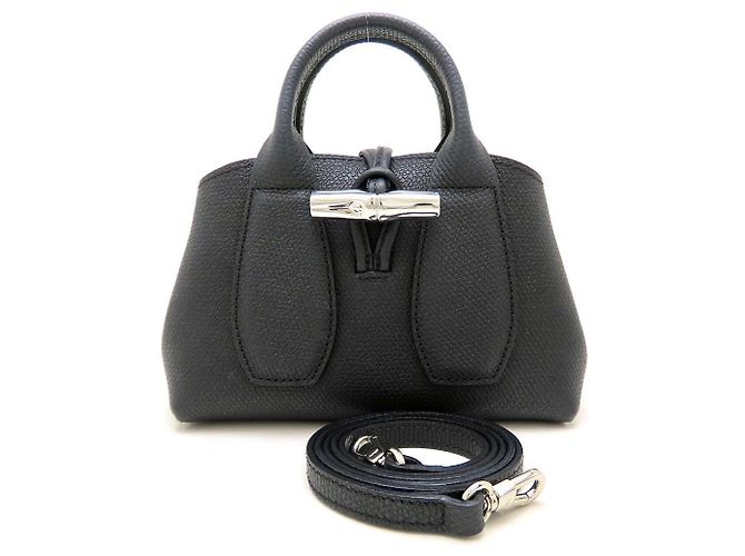 Longchamp Roseau XS 2-Way Shoulder Bag Nero - vista 2